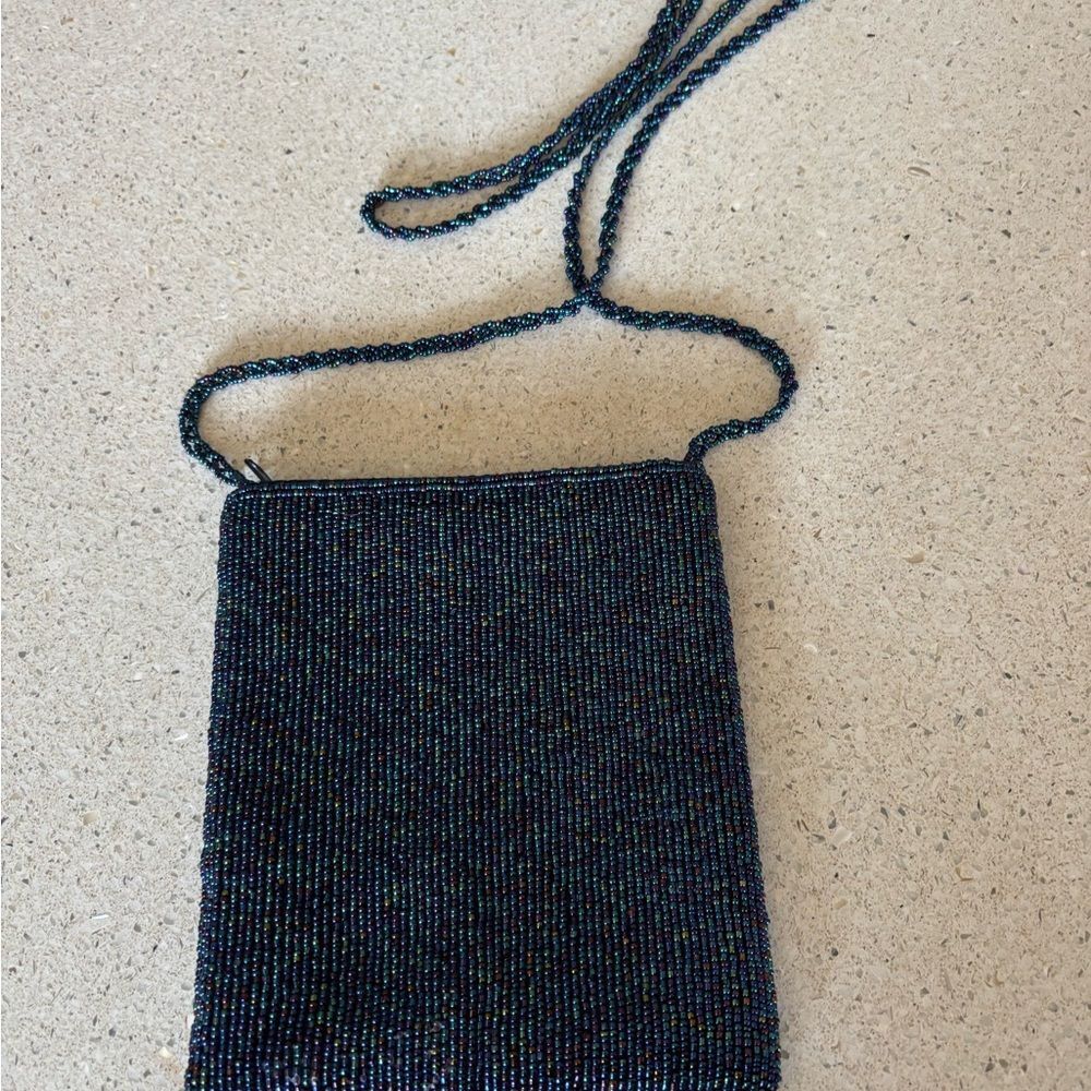 Floral BeadedâCrossbody Bag by Ermo - Picture 3 of 7